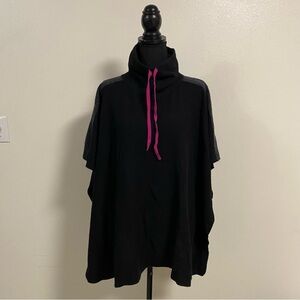 Talbots Poncho Womens Size OS Black Gray Pink
Merino Wool Cashmere Blend Poncho